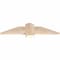 Ekena Millwork Eugene Smooth Timber Gable Bracket, Douglas Fir, 36"W x 9"H x 1 1/2"D x 5 1/2"F, 6/12 Pitch GBW036X09X0206EUG00SDF - alternate 5